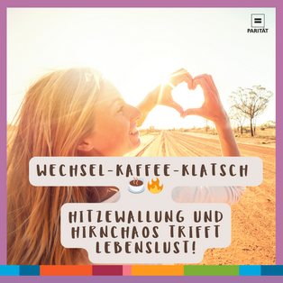 Eine Frau von der Seite die mit ihren Händen ein Herz formt